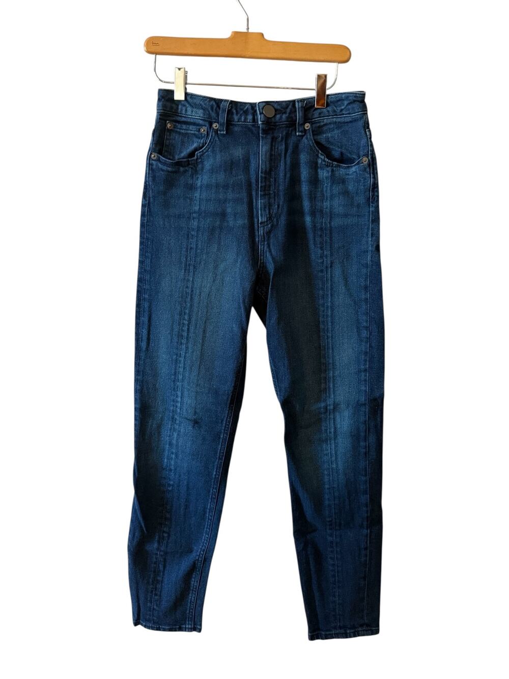ASOS High Waisted Mom jeans front seam detail